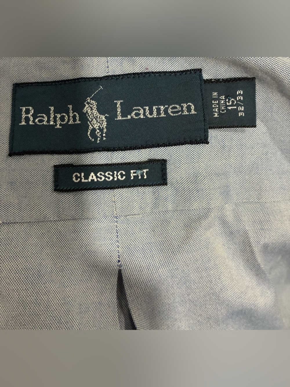 Ralph Lauren Light Blue Button-Down Oxford Shirt with Polo Pony - Picture 7 of 7